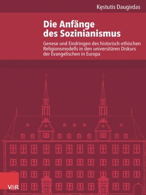 cover image of Die Anfänge des Sozinianismus